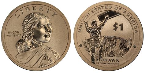 2015 W 1 Mohawk Ironworkers Enhanced Coin Currency Set First Strike