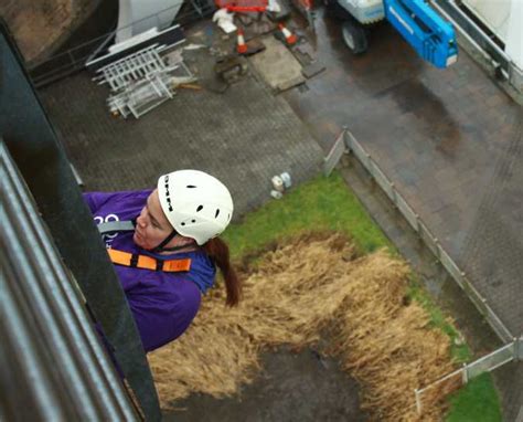 Falkirk Wheel Abseil Nhs Lothian Charity