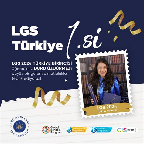 2024 LGS TÜRKİYE BİRİNCİSİ BİR ABCLİ ABC Okulları