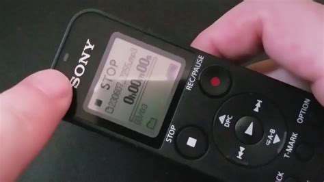 Sony ICD PX370 Voice Recorder Walkthrough YouTube