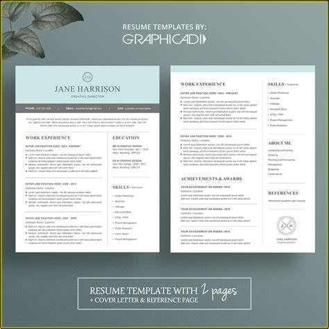 Modern Resume Templates Free Download Word - Template 1 : Resume ...