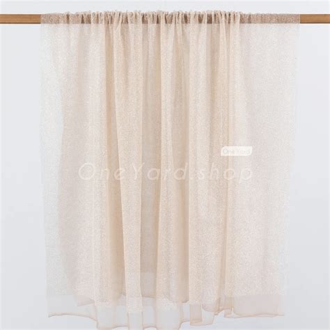 Dazzling Nude Skin Color Smaller Denser Glitter Mesh OneYard