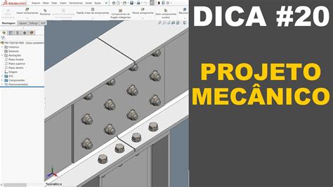 Dica De Projeto Mec Nico Tala De Emenda Furos Oblongados