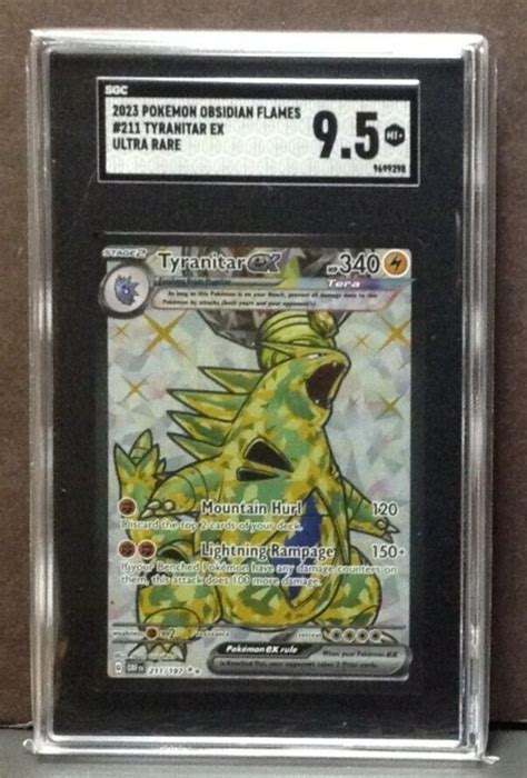 Tyranitar Ex Scarlet Violet Obsidian Flames Ultra Rare