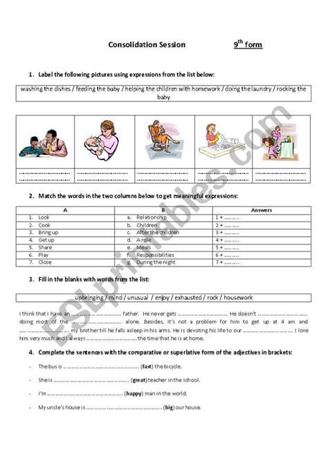 Teaching Responsibility Worksheets