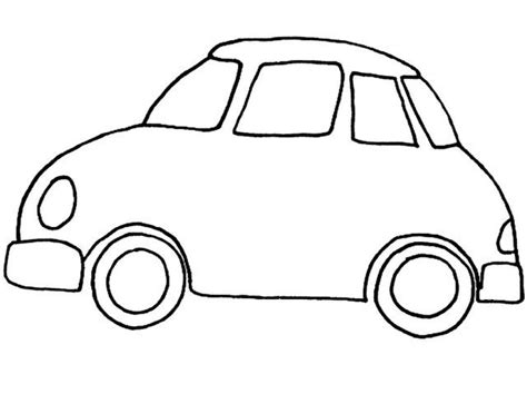 a drawing of a small car on a white background