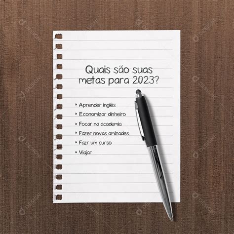 Quais São Suas Metas Para 2023 Feliz Ano Novo Social Media PSD