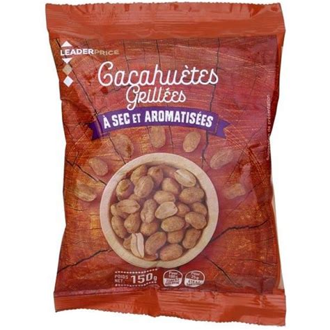 Cacahuètes grillées à sec et aromatisées 150g Cdiscount Au quotidien