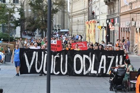 U Gornjem Milanovcu I A Ku Ve Eras Novi Protesti Protiv Nasilja Betars