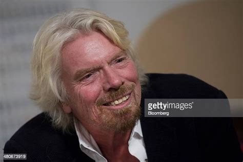 65 Virgin Group Founder And Chairman Richard Branson Interview Stock