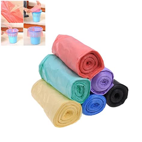 1 Rolls Garbage Bags Single Color Thick Convenient Environmental ...