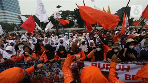 Tolak Uu Cipta Kerja Dan Permenaker 5 2023 Buruh Mogok Nasional Juli