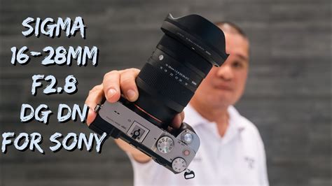 Sigma 16 28mm F2 8 Dg Dn For Sony Perfect For Sony A7c Youtube