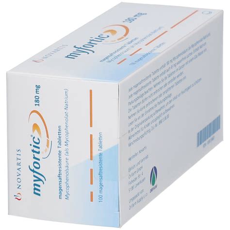 Myfortic 180 Mg 100 St Mit Dem E Rezept Kaufen Shop Apotheke