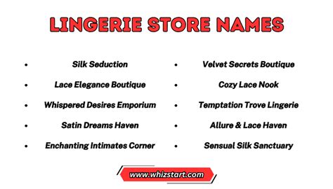 Lingerie Shop Names Ideas To Catch Women S Attention Whiz Start
