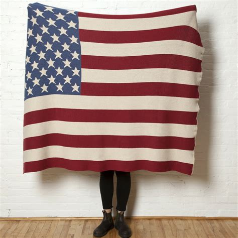 In2green Vintage American Flag Throw Blanket Wayfairca