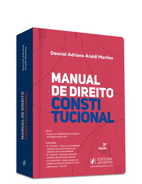 Curso de Direito Constitucional Volume Único 2025 20ed