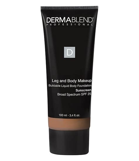 Dermablend Leg & Body Makeup Buildable Liquid Body Foundation SPF 25 ...