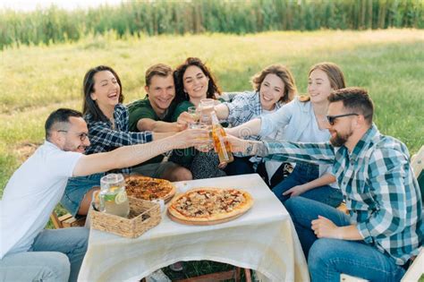 Group of Friends are Relaxing Together. Stock Image - Image of enjoying ...