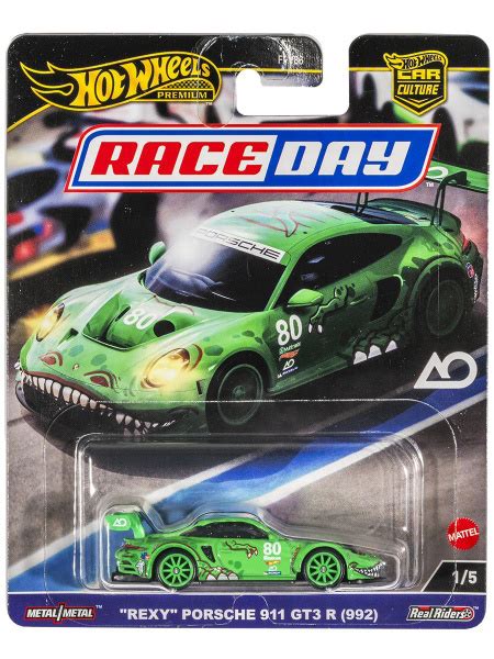 Машинка Hot Wheels Premium Rexy Porsche 911 GT3 R (992) купить на OZON ...