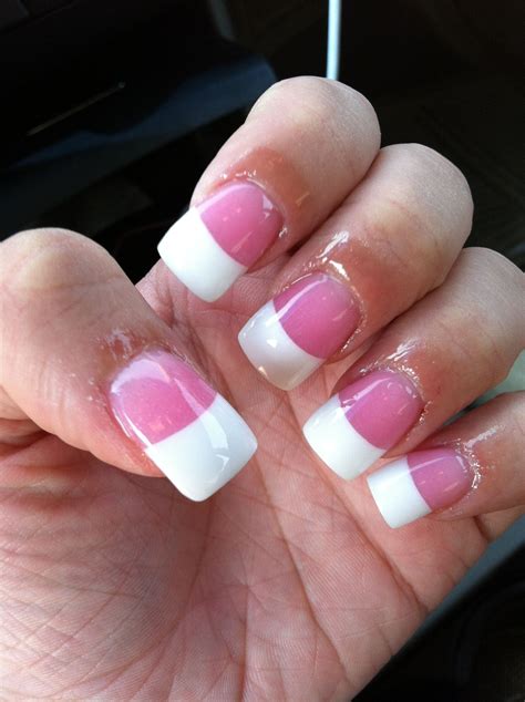 White And Clear French Tips