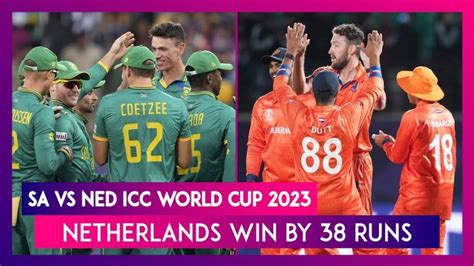 Sa Vs Ned Icc World Cup Stat Highlights Scott Edwards Powers