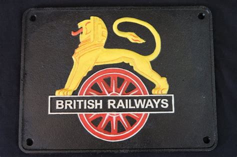 British Railways Sign logo sign - made of Heavy Iron - Catawiki