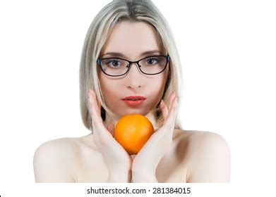 Portrait Beautiful Sexy Blonde Girl Glasses Stock Photo 281384009 Shutterstock
