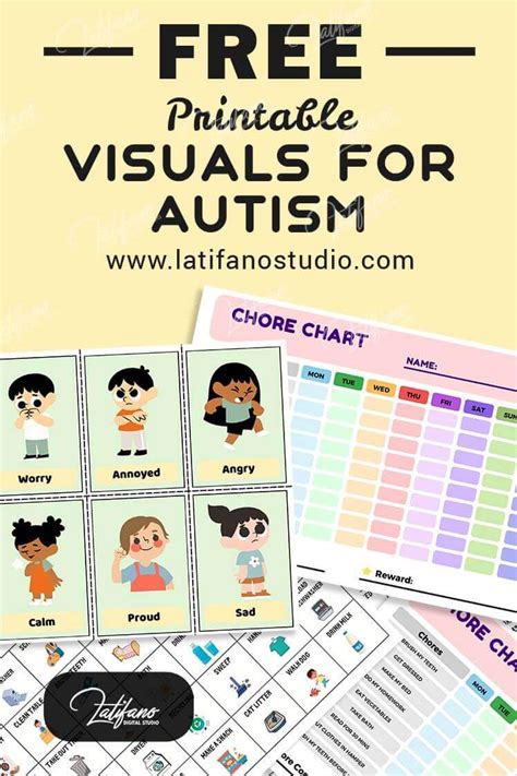 Free Printable Visuals For Autism Free Download