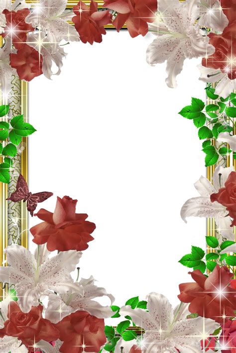 Imagens Png fundo transparente grátis 32 frames PNG flores