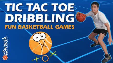 Fun Basketball Dribbling Game Tic Tac Toe Basketball Drills For