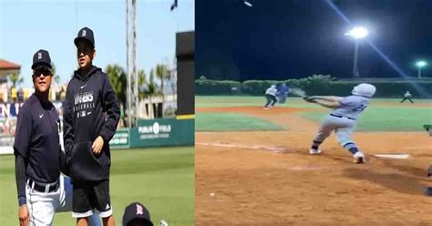 Hijo De Miguel Cabrera Muestra Su Destreza En El Beisbol Con Un Grand