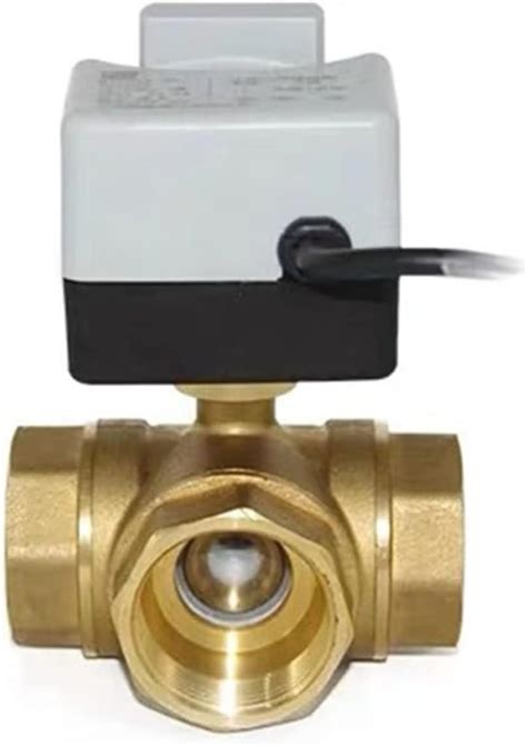 Solenoid Valve Brass Motorized Ball Valve 3 Wire Two