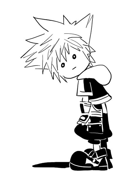 File Khiii Manga Sketch Png Kingdom Hearts Wiki The Kingdom