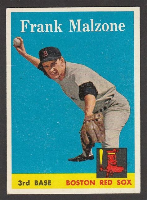 Topps Baseball Frank Malzone Inv J