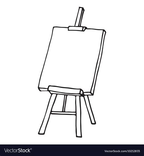 Easel Icon Royalty Free Vector Image Vectorstock