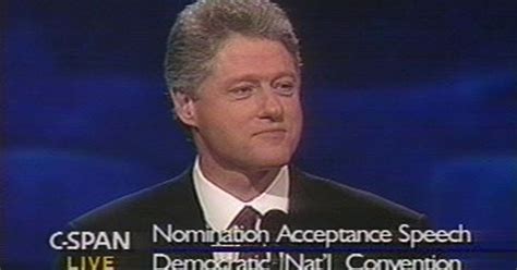 Governor Bill Clinton 1992 Acceptance Speech | C-SPAN.org