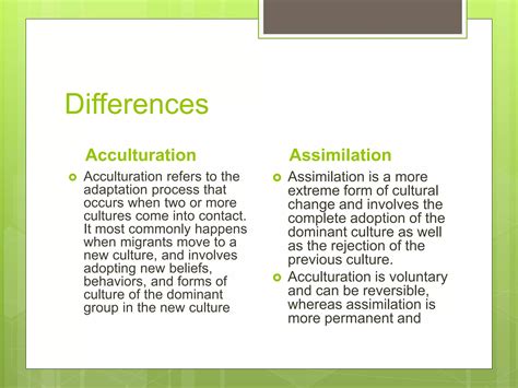 Acculturation Vs Assimilation Pptx