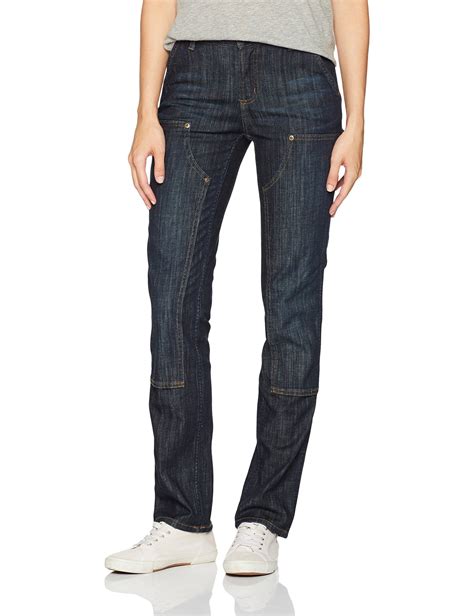 Carhartt Women S Slim Fit Layton Double Front Straight Leg Jean