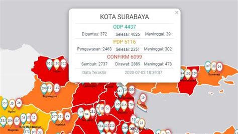 Update Virus Corona Di Surabaya Dan Jatim 3 Juli 2020 Positif COVID 19