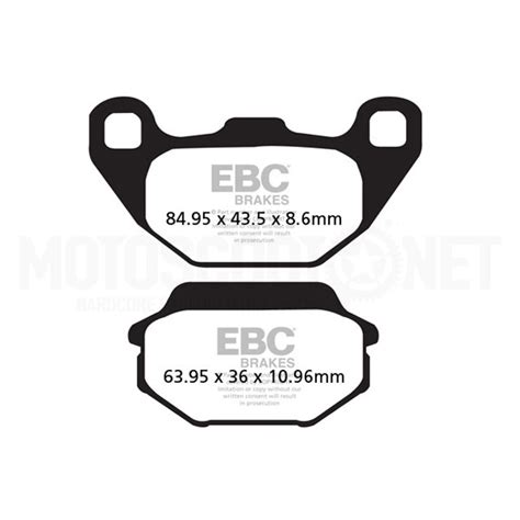 SFA305 Front Brake Pads Organic Scooter Kymco Agility 125 R16 City EBC