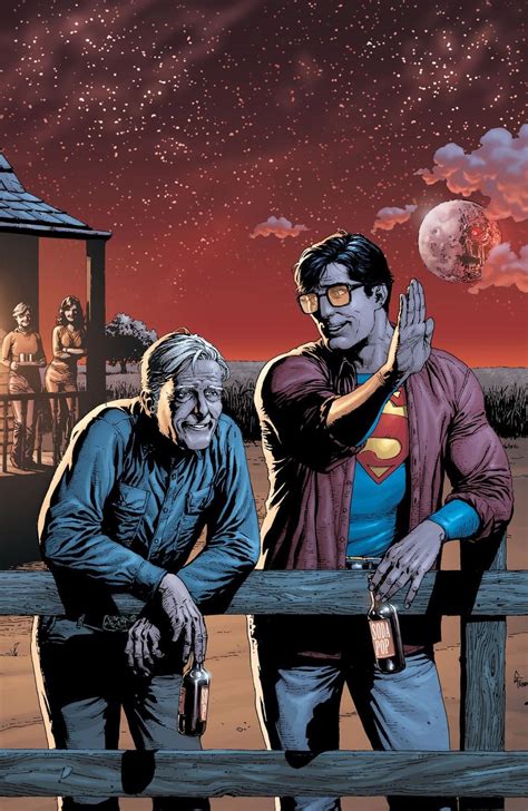 Clark Kent And His Father Jonathan Kent In Last Son Of Krypton