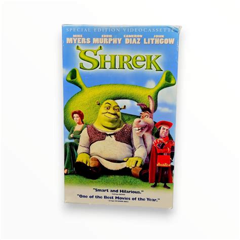 Shrek Vhs 2001 Dreamworks Home Entertainment Etsy