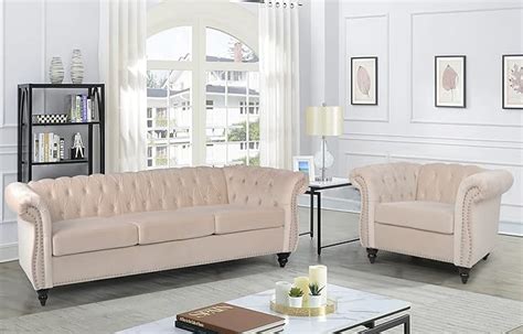 Amazon Rarzoe Modern Pieces Living Room Sofa Set Contemporary