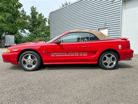 30 Mile 1994 Ford Mustang Cobra SVT Indy 500 Pace Car PCARMARKET