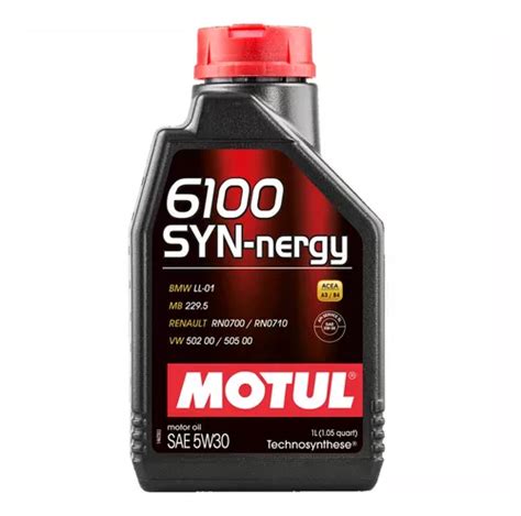 Aceite Motor Motul 6100 Syn Nergy 5w30 1 Lt MercadoLibre