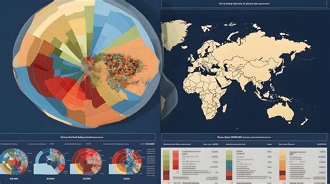 Detailed Infographic Visualisation Of Demographic Census Data On A