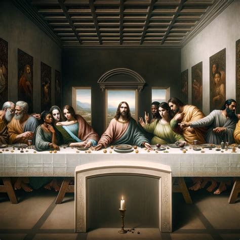 The Last Supper Interpretation And Cultural Diversity Ai Art