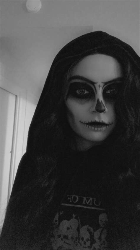 Elegant Grim Reaper Makeup