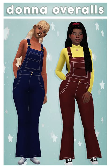 Download Donna Overalls The Sims 4 Mods Curseforge